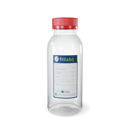 Frasco PET 250ml c/ tiossulfato, estéril (205un)