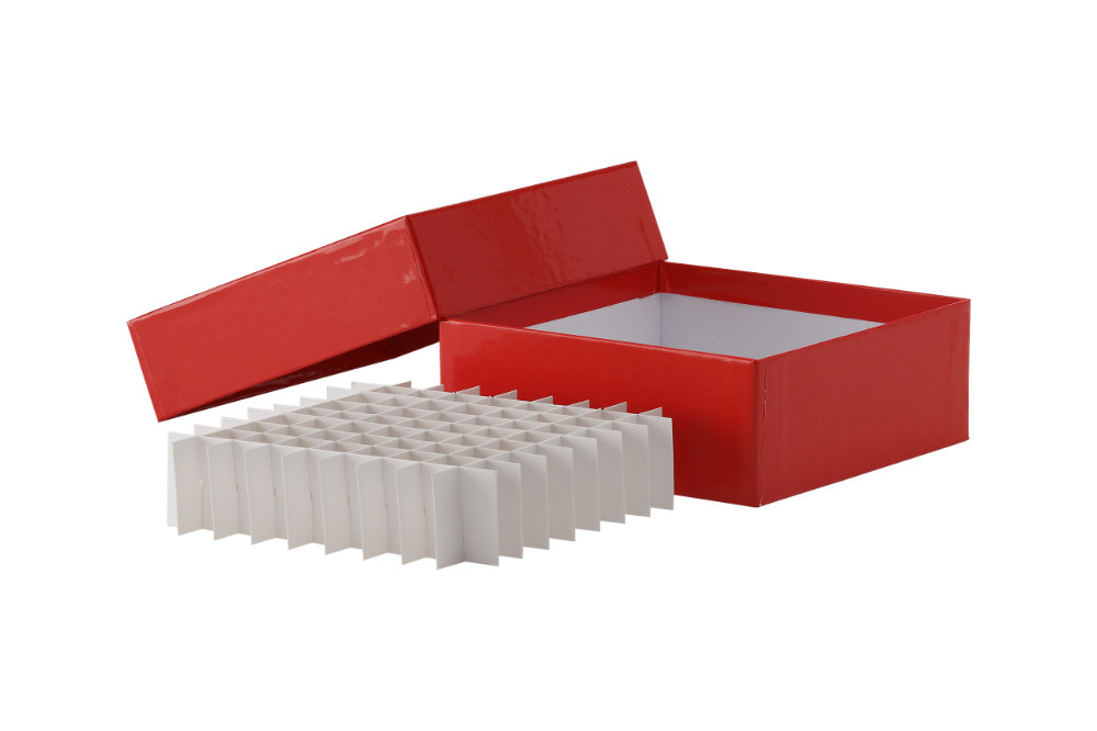 Caixa A45 cartão,81 tubos 2.2ml, vermelho (5un)_image