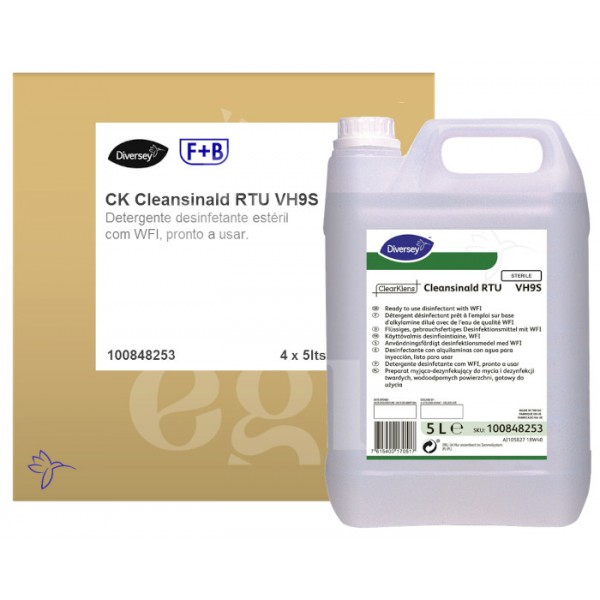 Clearklens Cleansinald, estéril, RTU, 4x5L