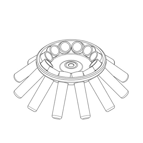 Rotor angular para 12 tubos de 15ml_image