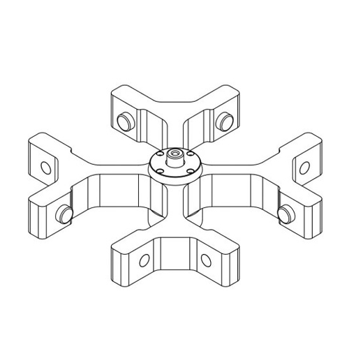 Rotor Basculante para 4 Copos de 250 ml_image