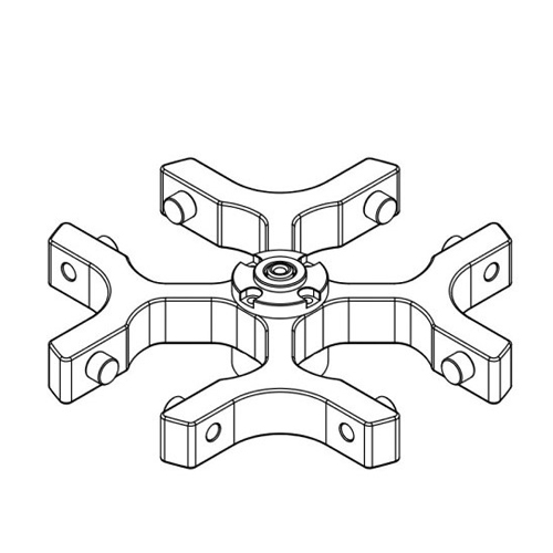 Rotor Basculante para 4 Copos de 100 ml_image