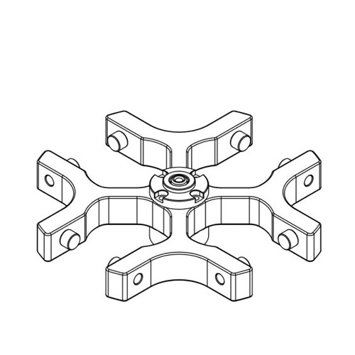 Rotor angular para 4 tubos redondos de 50ml_image